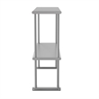 Pemberly Row NSF Certified Stainless Steel Kitchen Double Overshelf