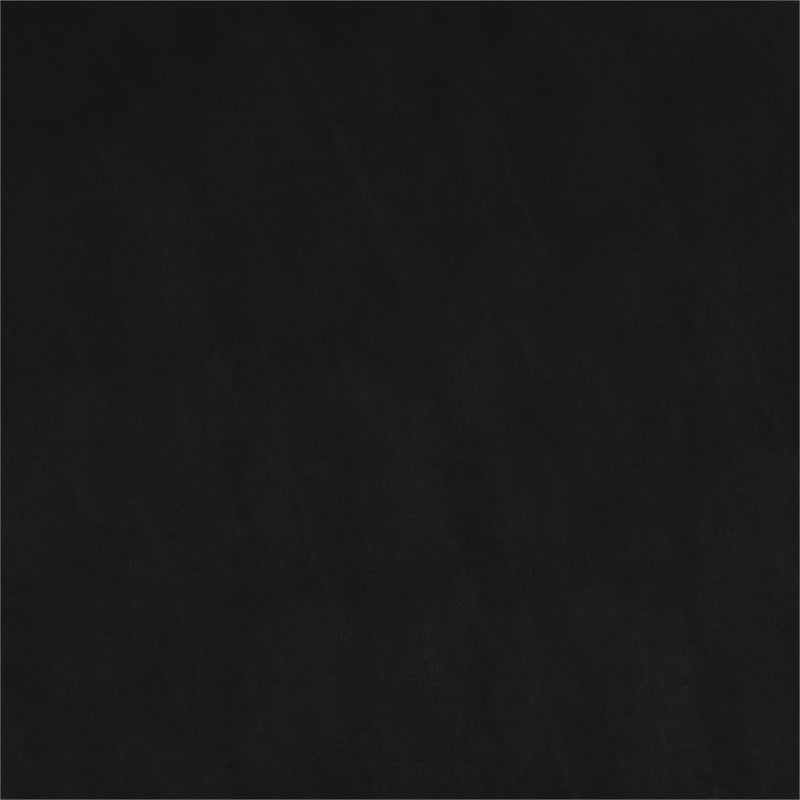 Pemberly Row Big and Tall 1000 lb Rated Black Vinyl Padded Stack Chair