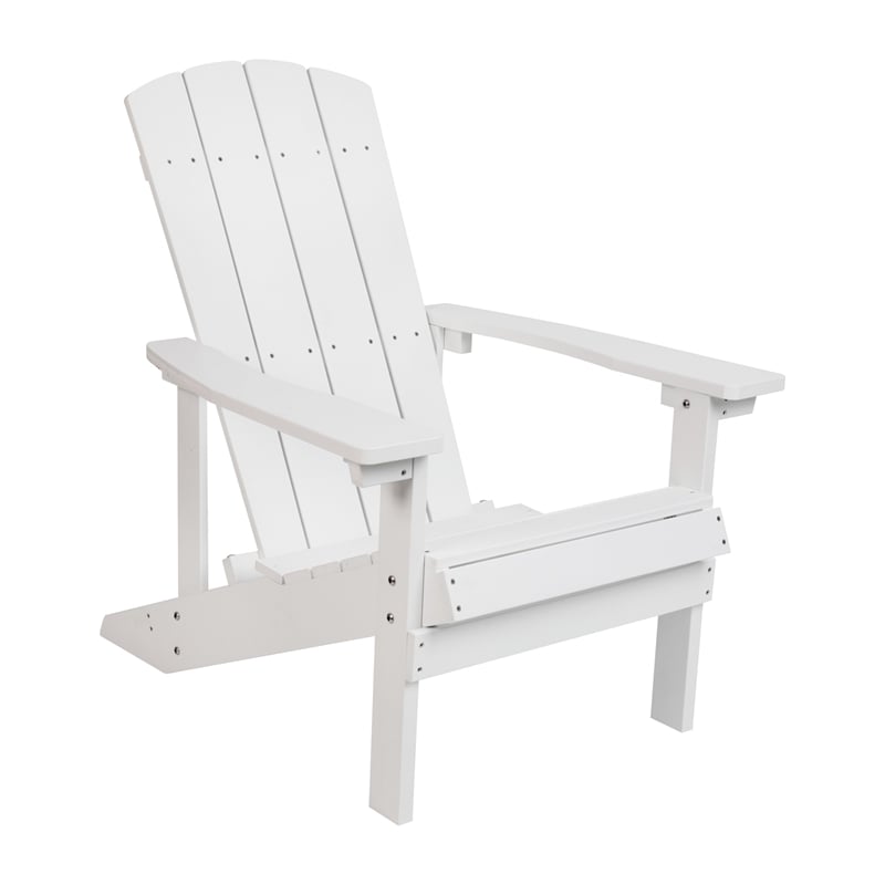Pemberly Row Star and Moon Fire Pit with Cover and 4 White Adirondack Chairs