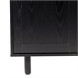 Pemberly Row Classic Sideboard and Bar Cabinet with Storage in Black