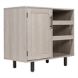 Pemberly Row Classic Sideboard and Bar Cabinet with Storage in Gray