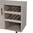 Pemberly Row Classic Sideboard and Bar Cabinet with Storage in Gray