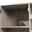 Pemberly Row Classic Sideboard and Bar Cabinet with Storage in Gray