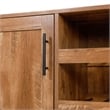 Pemberly Row Classic Sideboard and Bar Cabinet with Storage in Light Brown