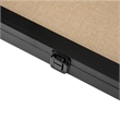 Pemberly Row 11 x 14 Solid Pine Shadow Display Case with Linen Liner in Black