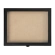 Pemberly Row 11 x 14 Solid Pine Shadow Display Case with Linen Liner in Black