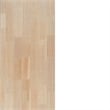 Pemberly Row Twin Over Twin Solid Wood Bunk Bed Frame for Kids in White/Natural