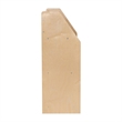 Pemberly Row Kids Wooden Bookshelf with 3 Display Shelves in Natural