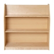 Pemberly Row Kids Wooden Bookshelf with 3 Display Shelves in Natural