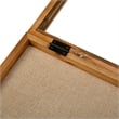 Pemberly Row 11x14 Solid Pine Shadow Display Case with Linen Liner