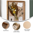 Pemberly Row 18x24 Solid Pine Shadow Display Case with Linen Liner