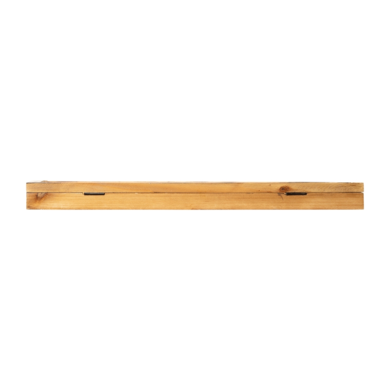 Pemberly Row 18x24 Solid Pine Shadow Display Case with Linen Liner