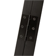 Pemberly Row 24x36 Wooden Jersey Display Case with Foam Board and Lock in Black