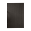 Pemberly Row 24x36 Wooden Jersey Display Case with Foam Board and Lock in Black