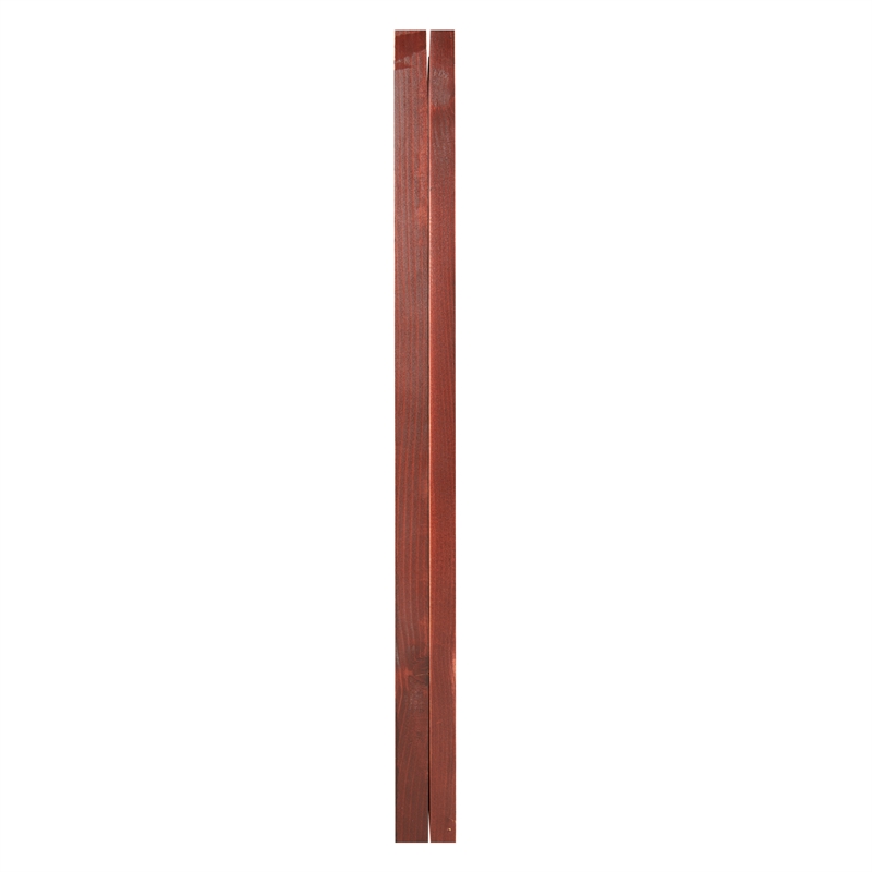 Pemberly Row 24x36 Wooden Jersey Display Case with Foam Board & Lock in Mahogany