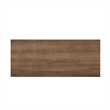 Pemberly Row Wall Mounted Coat Rack with Upper Shelf and Hooks in Rustic Brown