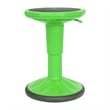 Pemberly Row Kids Adjustable Height Active Learning Stool for Classroom in Green