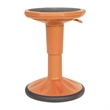 Pemberly Row Kids Adjustable Height Active Learning Stool for Classroom - Orange