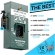 Pemberly Row Mountable Locking Pull Out Pet Waste Bag Dispenser with Sanitizer