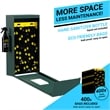 Pemberly Row Mountable Locking Pull Out Pet Waste Bag Dispenser with Sanitizer