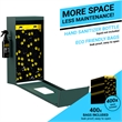 Pemberly Row Mountable Locking Pull Out Pet Waste Bag Dispenser with Sanitizer