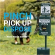 Pemberly Row Pet Waste Station with Pull Out Dispenser and Trash Can with Lid