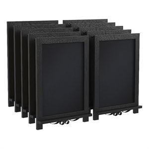 Pemberly Row 10 Pack 12&quotx17&quot Tabletop or Wall Mount Magnetic Chalkboards