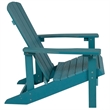 Pemberly Row Adirondack Style Side Table & 2 Chair Set in Sea Foam