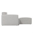 Pemberly Row 4 Piece Modular Sectional Sofa with Ottoman in Cream