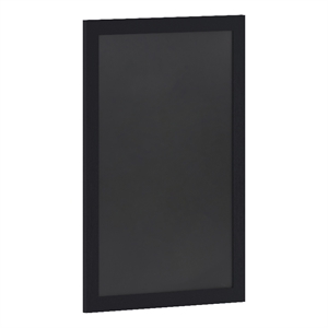 Pemberly Row 24&quotx36&quot Wall Mounted Magnetic Chalkboard with Wooden Frame in Black