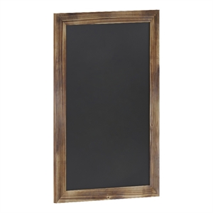 Pemberly Row 20&quotx30&quot Wall Mounted Magnetic Chalkboard with Wooden Frame