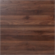 Pemberly Row Mid-Century Modern Nightstand with Soft Close Drawer in Dark Walnut