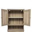 Pemberly Row Over the Toilet Cabinet with Shelves & Magnetic Doors in Brown