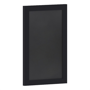 Pemberly Row 11&quotx17&quot Wall Mounted Magnetic Chalkboard with Wooden Frame in Black