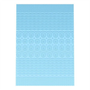 Pemberly Row 2&quot Cooling Gel Infused 5-Zone Memory Foam Mattress Topper Full