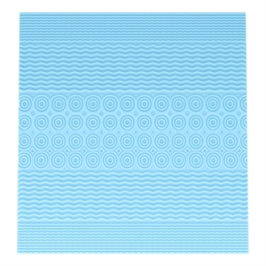 Pemberly Row 2&quot Cooling Gel Infused 5-Zone Memory Foam Mattress Topper King