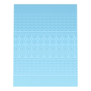 Pemberly Row 2&quot Cooling Gel Infused 5-Zone Memory Foam Mattress Topper Queen