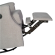 Pemberly Row Wingback Manual Rocking Glider Recliner with 360 Swivel