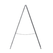 Pemberly Row 40x20 Freestanding Graywash Wood A-Frame Magnetic Chalkboard