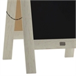 Pemberly Row 40x20 Freestanding White Wood A-Frame Magnetic Chalkboard