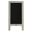 Pemberly Row 40x20 Freestanding White Wood A-Frame Magnetic Chalkboard