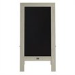 Pemberly Row 40x20 Freestanding White Wood A-Frame Magnetic Chalkboard