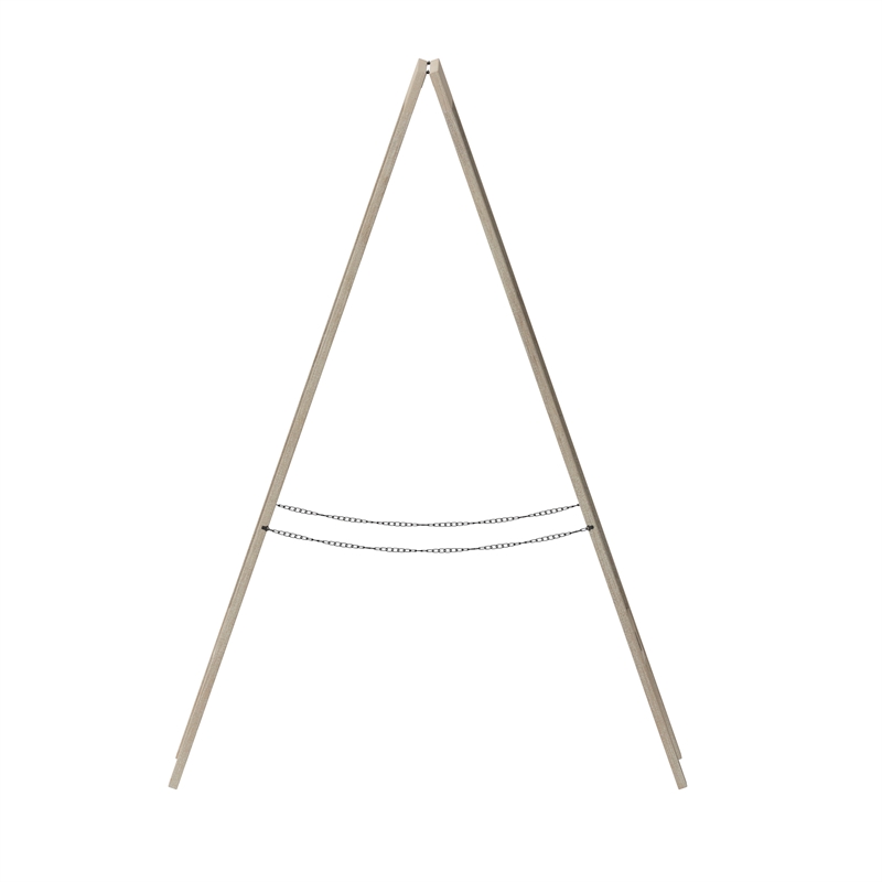 Pemberly Row 40x20 Freestanding Weathered Wood A-Frame Magnetic Chalkboard