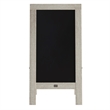 Pemberly Row Weathered Wood A-Frame Magnetic Chalkboard Set with Markers