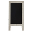 Pemberly Row Weathered Wood A-Frame Magnetic Chalkboard Set with Markers