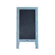 Pemberly Row 40x20 Freestanding Robin Blue Wood A-Frame Chalkboard
