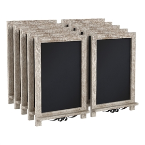 Pemberly Row 10 Pack 12&quotx17&quot Tabletop or Wall Mount Magnetic Chalkboards