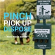 Pemberly Row Mini Pet Waste Station with Roll Bag Dispenser & Sanitizer in Green