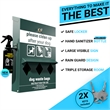 Pemberly Row Mountable Locking Roll Pet Waste Bag Dispenser with Sanitizer