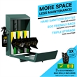 Pemberly Row Mountable Locking Roll Pet Waste Bag Dispenser with Sanitizer